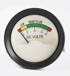 247-152-666 Solar Voltmeter Round 11-15 Volt DC