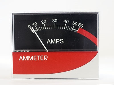 247-159-666 Solar Ammeter Horizontal 0-60 Amp Range