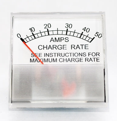 610346 Associated Ammeter Horizontal 0-50 DC Amp Range